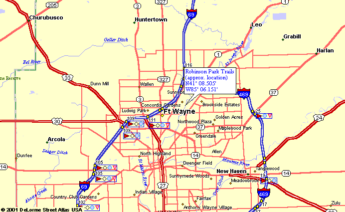 Fort Wayne Zip Codes Map - London Top Attractions Map