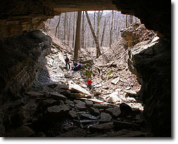 Hiking at Clifty Falls State Park